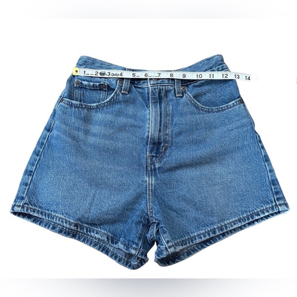 Levi's, Premium High Loose Shorts, Size 25, Blue - Picture 6 of 10